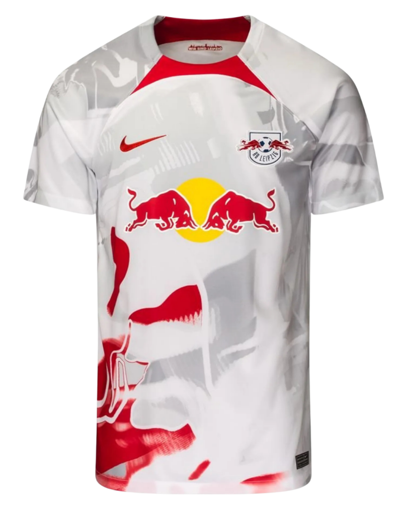 Maillot domicile du RedBull Leipzig de la saison 2022-23.