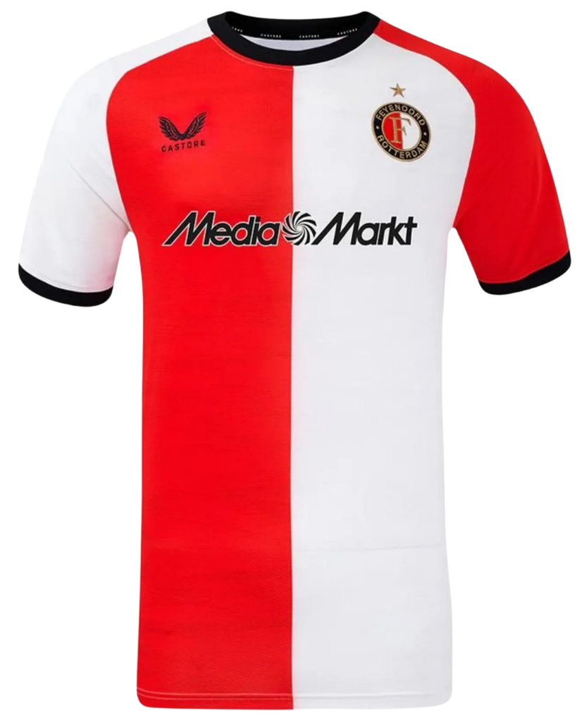 Maillot domicile de Feyenoord de la saison 2024-25.