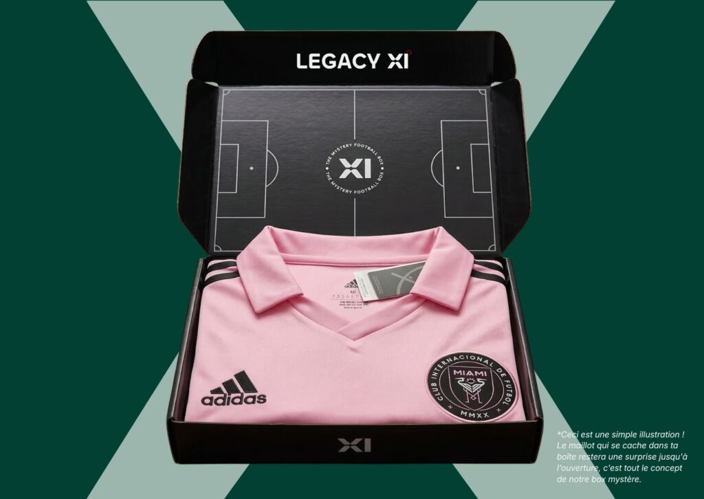 LegacyBox adulte hommes ouverte.