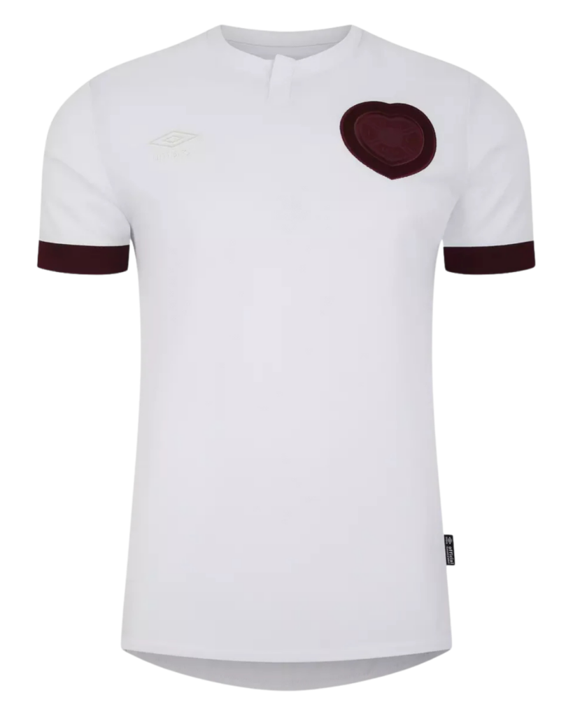 3ème maillot des Hearts (version 150ème anniversaire) de la saison 2023-24.