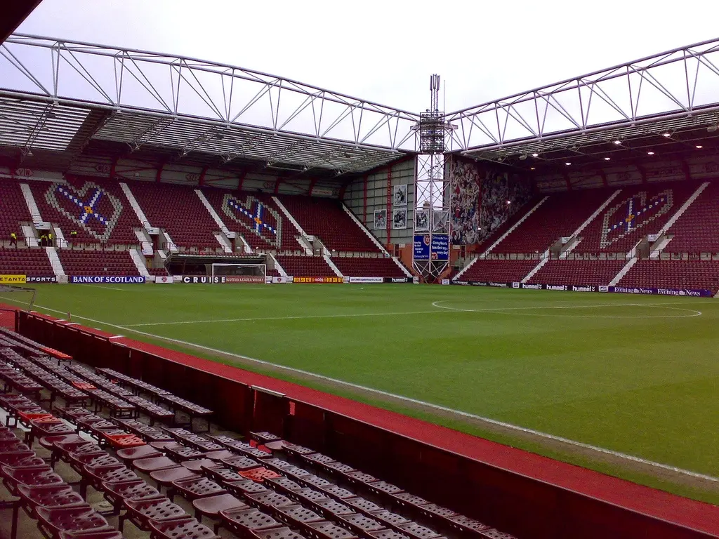 Stade Tynecastle Park.