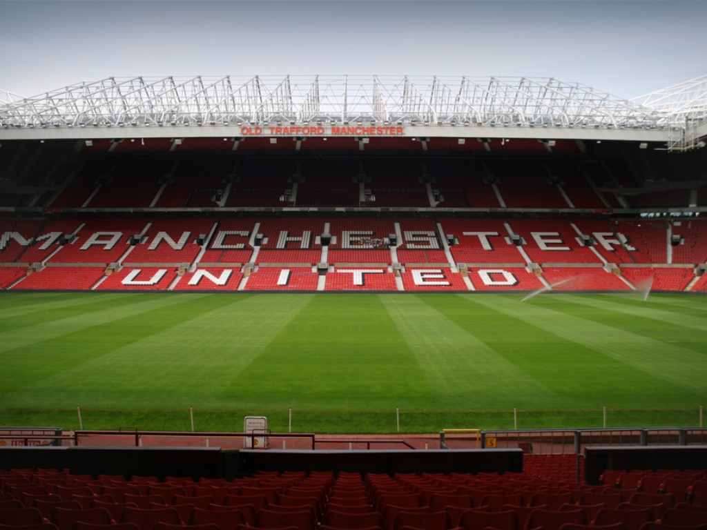 Stade Old Trafford à Manchester en angleterre.