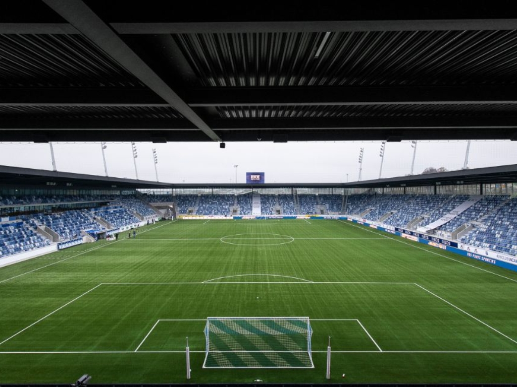 Stade de la Tuilière à Lausanne.